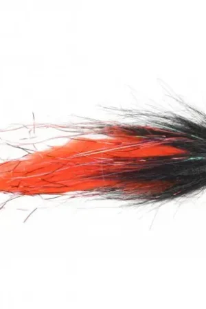 Expédié Aujourd'hui Mouche à brochet Fly Soul Pike Hollow Deceiver Black Red H6/0 17cm