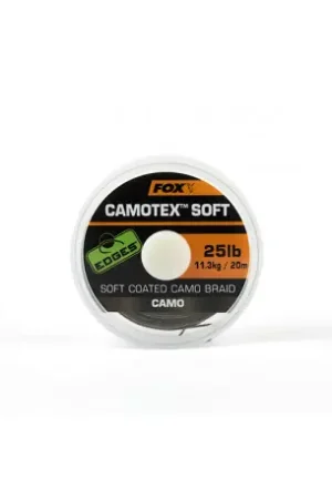 Tresse gainée FOX Camotex souple 35Lb/15.8Kg - 20M - Camo Livraison Express