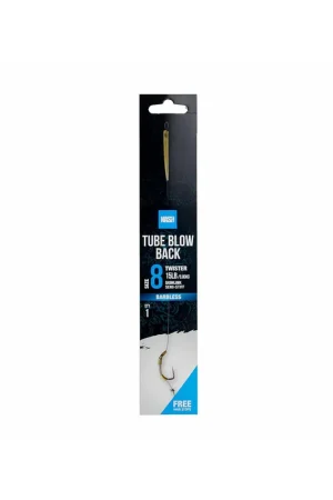 Bas de ligne NASH tube blow back barbless 4- 25lbs Réduction