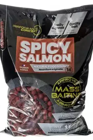 Bouillettes STARBAITS mass baiting Spicy Salmon 3kg 20mm Offre Spéciale