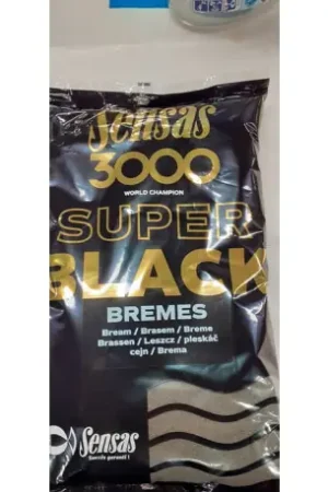 Vente Flash Amorce SENSAS 3000 Super black Brèmes - 1Kg