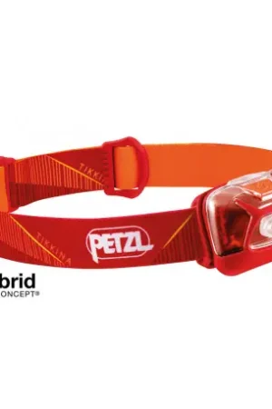 Lampe frontale PETZL Tikkina 250 Lumens ROUGE Pas Cher