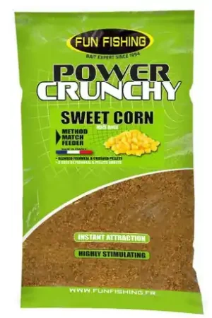Amorce Power Crunchy FUN FISHING Maîs Doux 2kg Vente Directe