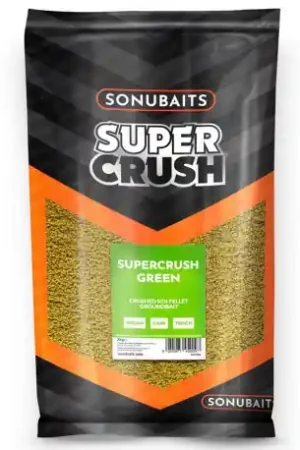 Haute Qualité Amorce SONUBAITS Supercrush green - 2Kg