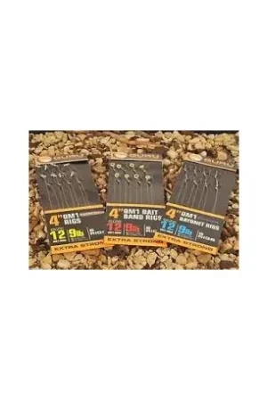 Bas de ligne GURU QM1 Bait Band rigs Extra strong 10cm 0.19mm n°14 Prix Réduit