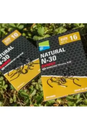 Réduction Hameçons PRESTON Natural N-30 avec ardillon - N°14