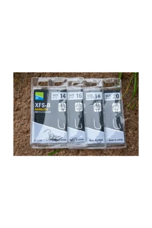 Achat Immédiat Hameçons PRESTON XFS-B sans ardillons n°14