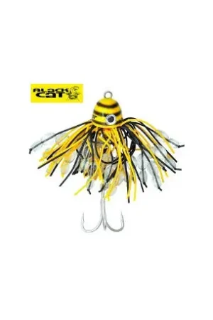 Retour Gratuit Leurre BLACK CAT Battle teaser 120g jaune/noir