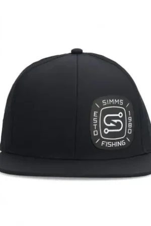 Casquette SIMMS Flatbill Cap Black Meilleure Vente