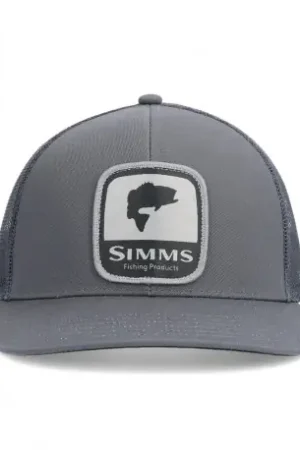 Quantité Limitée Casquette SIMMS Double Haul Icon Trucker Bass Gunmetal