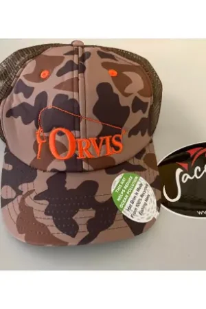 Casquette ORVIS Camo Bent Rod Trucker Offre Du Jour