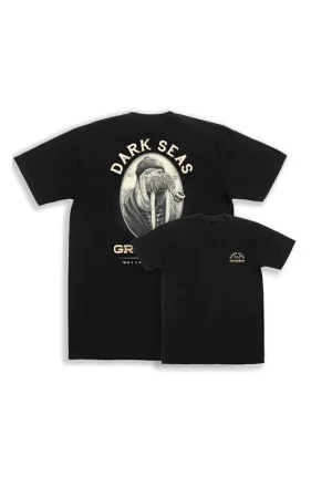 T-shirt GRUNDENS dark seas x seaworthy black- L Bon Plan