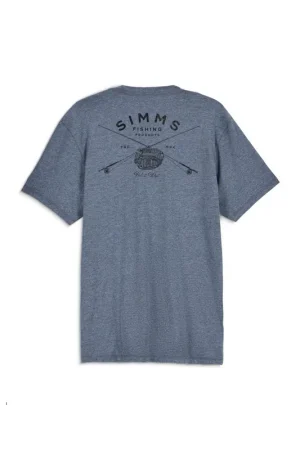 Authentique T-Shirt SIMMS Classic Tackle Athletic Heather XXL