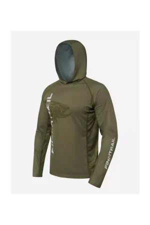 T-shirt manche longue FINNTRAIL longsleveeve wave 6609 khaki- L Promotion