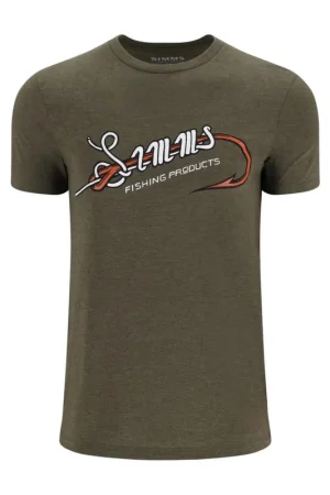 Commander Maintenant T-Shirt SIMMS Hook & Loop Military Heather M