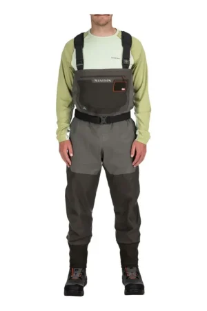 Waders SIMMS Men's G3 Guide Stockingfoot Gunmetal Taille 3XL 13-16 Réduction