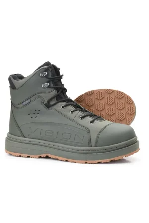 Chaussures VISION Koski Vert 2.0 Semelles Gummi size 12/45 Vente Directe