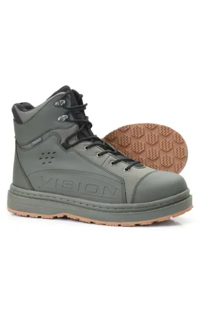 Chaussures VISION Koski Vert 2.0 Semelles Gummi size 9/42 Bon Marché