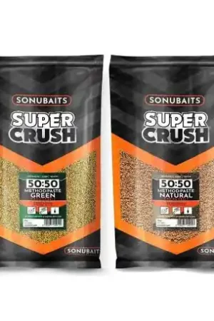 Vente Directe Amorce SONUBAITS Supercrush 50:50 method paste natural en 2Kg