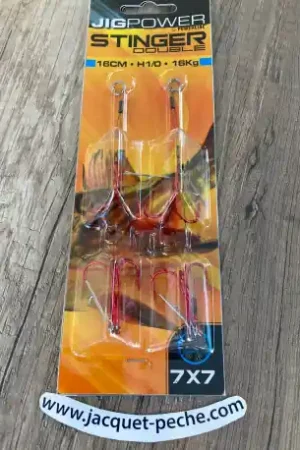 Stinger JIG POWER Double 16cm 16kg n°1/0 Expédition Rapide