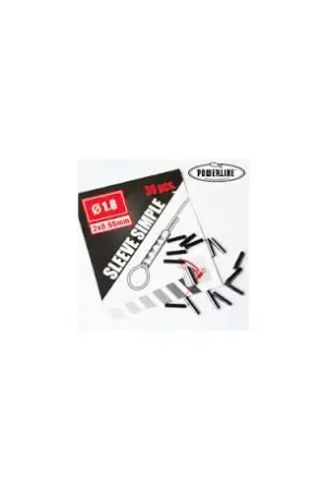 Pas Cher Jig Power Sleeves simples noires 1.40mm 30pcs
