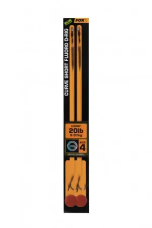 Acheter En Ligne Bas de ligne FOX curve short fluoro d-rigs n°2 30Lbs illusion