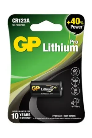 Batterie CR123A NASH GP Lithium pro Offre Limitée