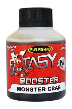 Booster FUN FISHING Extasy Monster Crabe - 250ml Quantité Limitée