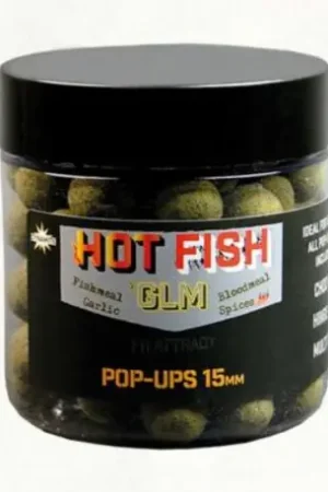 Pop-Ups DYNAMITE BAITS Hot fish GLM - 15mm Jusqu'à Épuisement Des Stocks