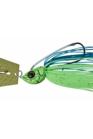 Usine Directe Leurre ILLEX Crazy crusher 14gr Blue back chartreuse