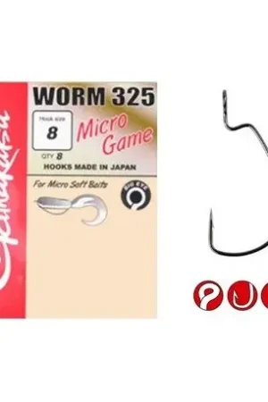Hameçon GAMAKATSU Worm 325 micro game n°6 Achetez Aujourd'hui