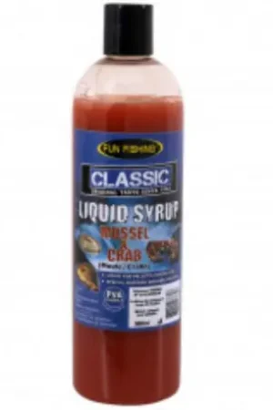 Top Vente Liquide de trempage FUN FISHING Classic Moule & Crabe - 500Ml