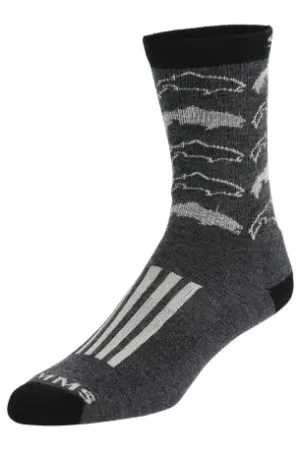 Chaussettes SIMMS Daily Socks Steel Grey Taille XL Dernière Chance