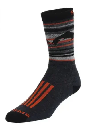 Commander Vite Chaussettes SIMMS Daily Socks Carbon Taille L