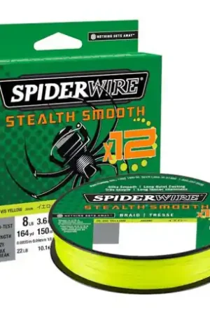 Tresse SPIDERWIRE X12 0.19mm 18kg 150m Jaune Populaire