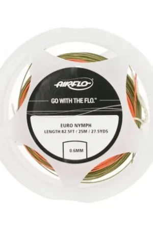 Soie AIRFLO Euro nymph Ultra light 60 mm Olive/Orange Acheter En Ligne