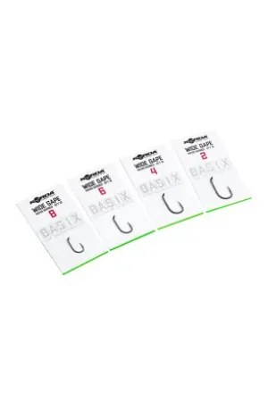 Certifié Hameçons KORDA Basix Wide gape n°4