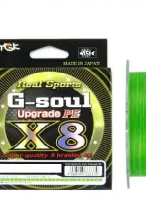 Tresse YGK (X BRAID) X8 G SOUL Upgrade PE2.5 45lbs 200m Seulement Aujourd'hui