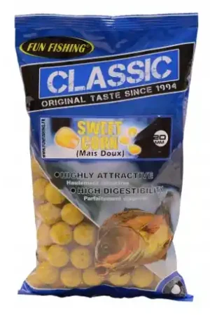 Bon Marché Bouillettes FUN FISHING Classic Maïs Doux - 20mm - 4Kg