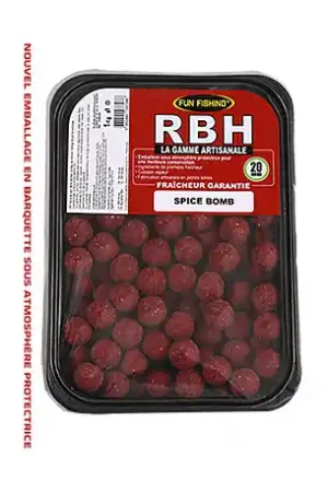Bouillettes FUN FISHING RBH Spice Bomb 20mm - 800gr Retour Gratuit