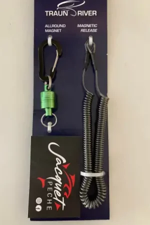 Certifié Clip Epuisette TRAUN RIVER Magnétique Force Vert