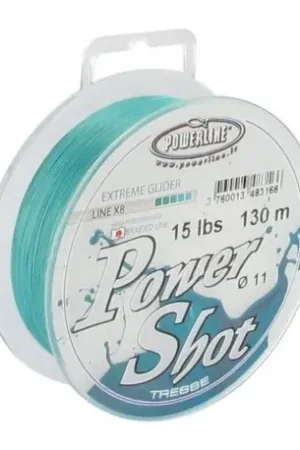 Tresse POWERLINE Power shot 15Lbs 0.09mm Prix Bas