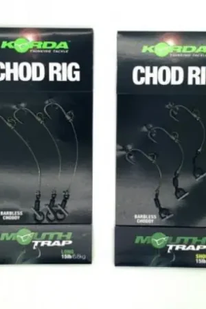Réduction Bas de ligne KORDA Chod rig Mouth trap long 15Lbs Choddy Barbless n°10