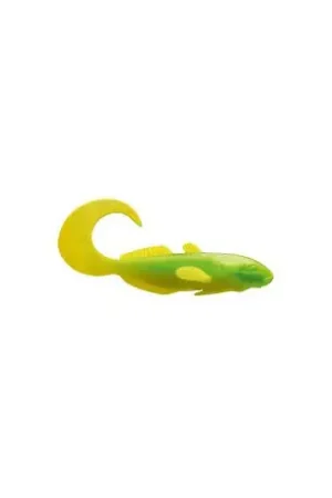 Solde Leurre CORMORAN Curly goby 7cm Chartreuse lime