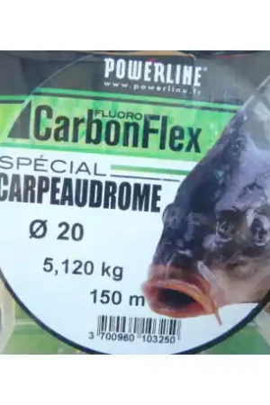 Nylon POWERLINE Carbonflex spécial carpodrome 0.16 mm 150m Remise