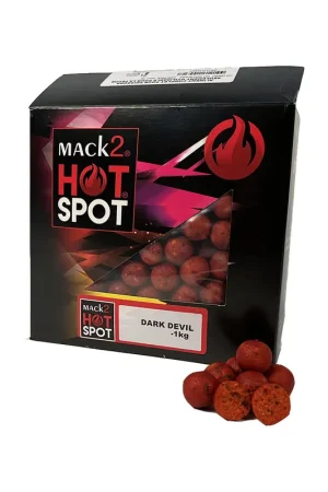 Nouveauté Bouillettes carpe mack2 dark devil boilies 20mm 1kg