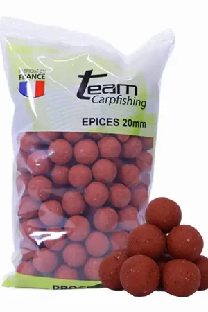 Bouillettes Team Carpfishing Épices 20 mm Prix Bas