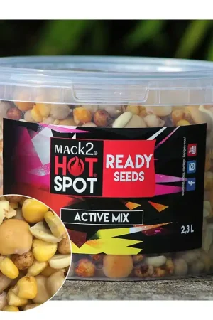 Graine cuite carpe mack2 ready made active mix 2.3l Meilleure Vente