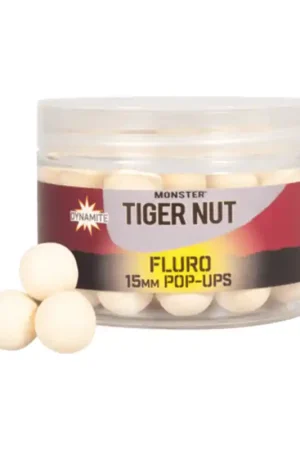 Pop ups Dynamite Baits Monster Tiger Nut White Fluro Pop-Ups Bon Plan
