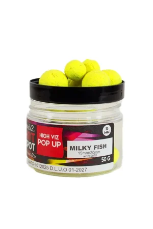 Expédié Aujourd'hui Pop up Mack2 Fluo Milky Fish 15/20 mm